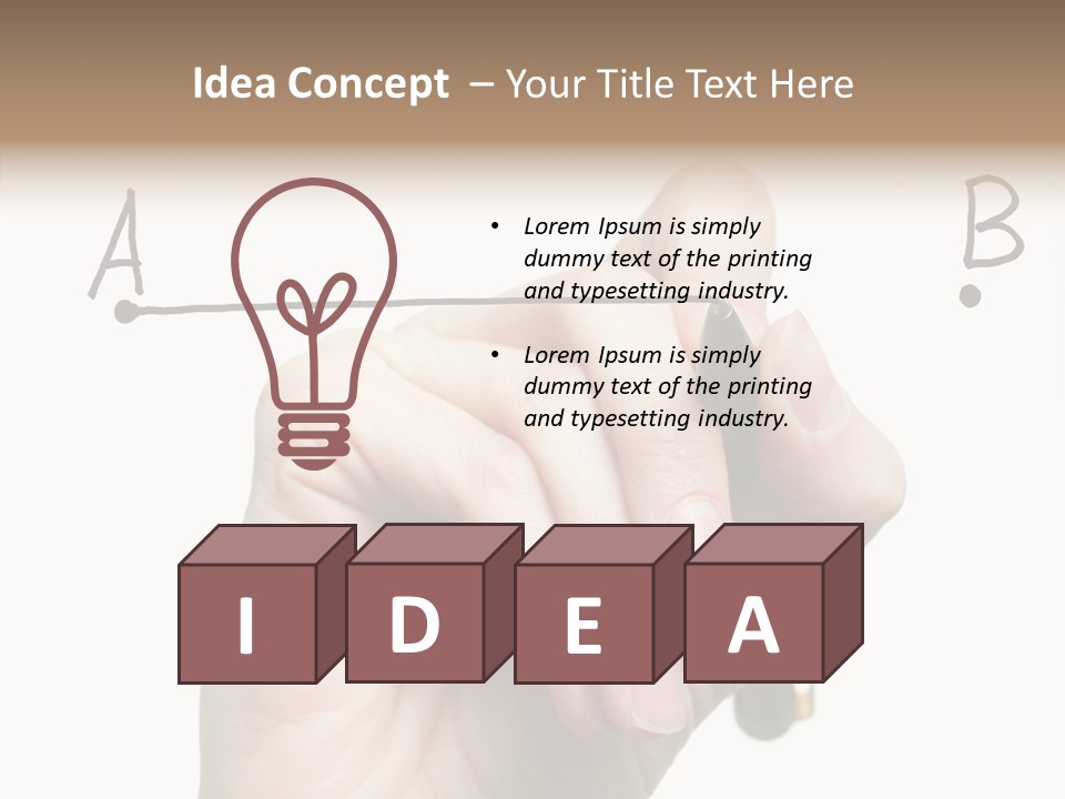 Business Consultant Worker PowerPoint Template