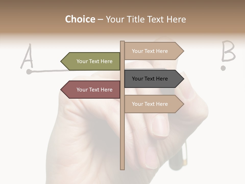 Business Consultant Worker PowerPoint Template