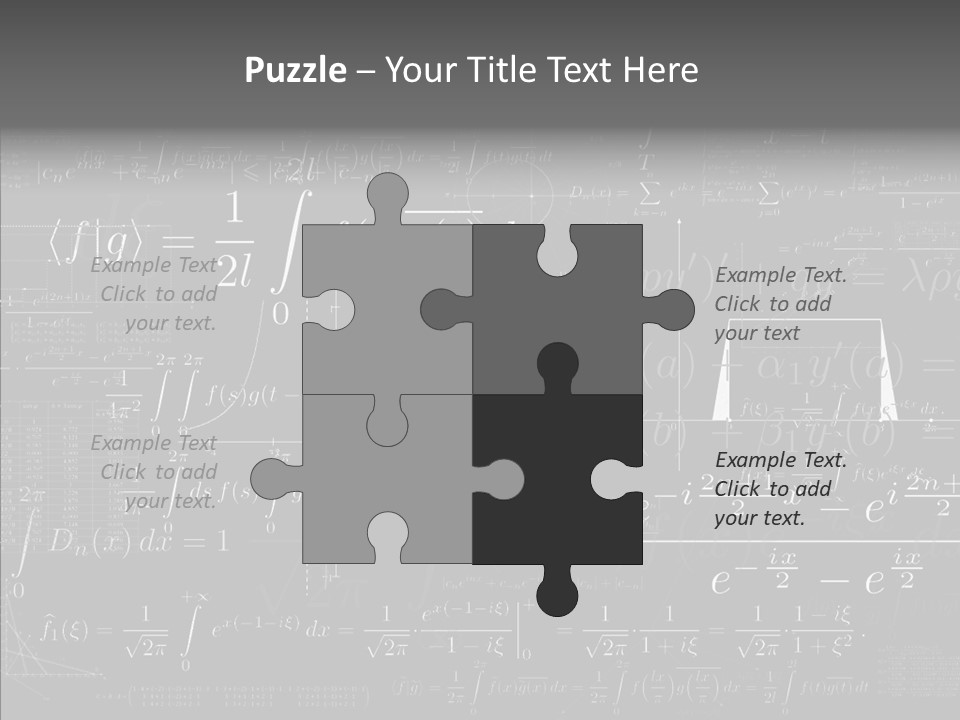 Concentration Number Mathematical PowerPoint Template