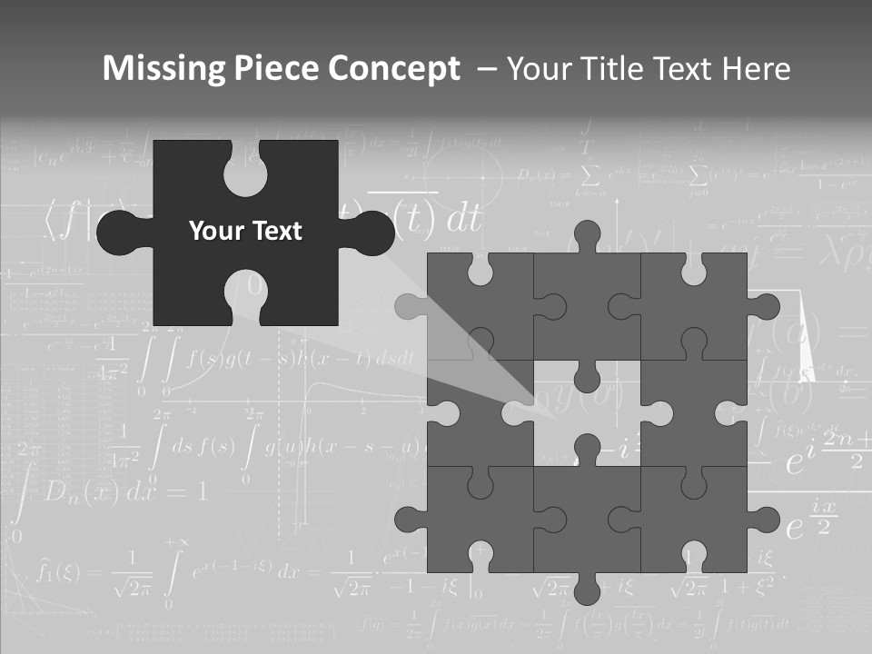 Concentration Number Mathematical PowerPoint Template
