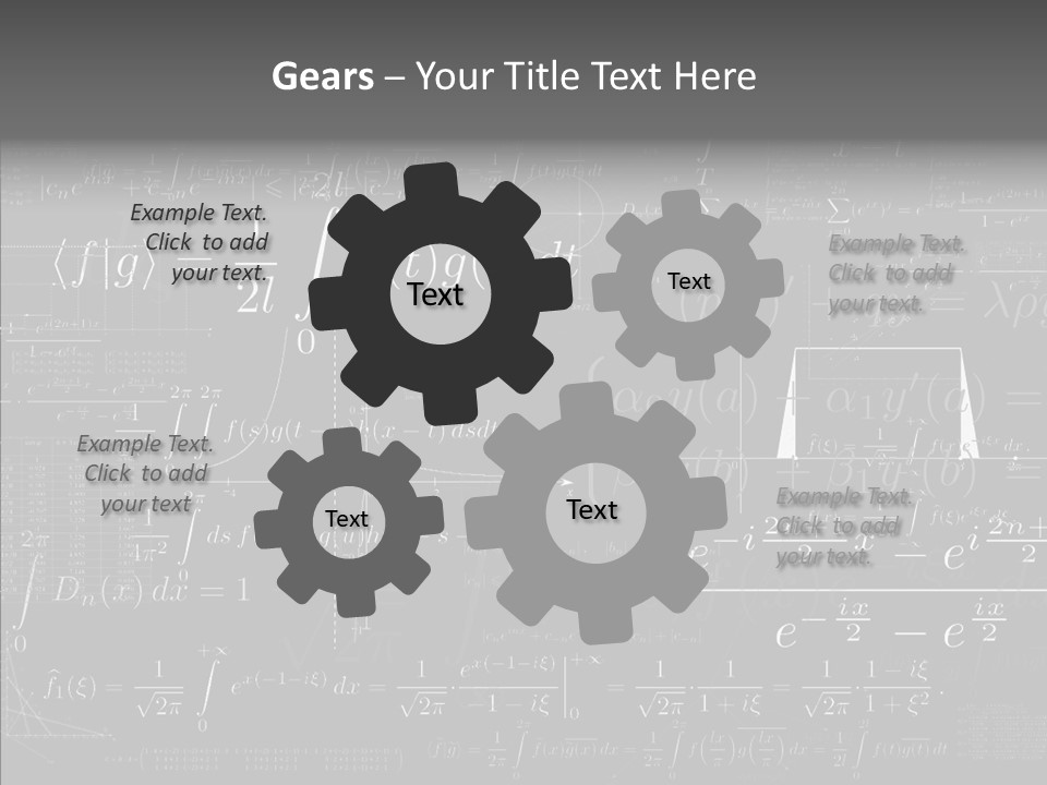 Concentration Number Mathematical PowerPoint Template