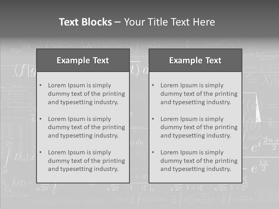 Concentration Number Mathematical PowerPoint Template