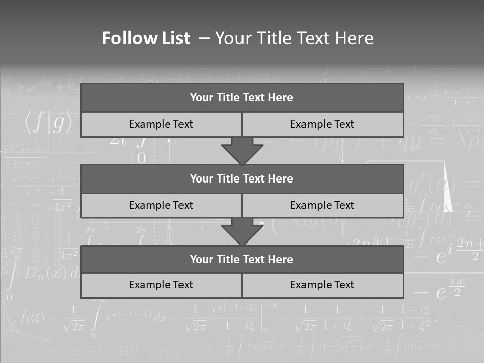 Concentration Number Mathematical PowerPoint Template