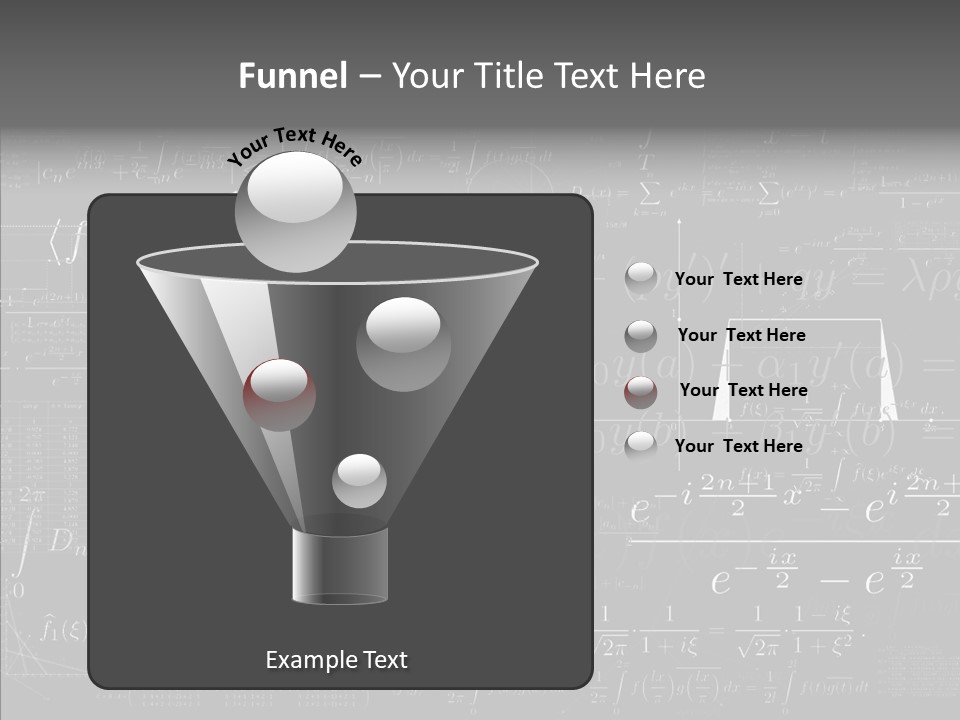Concentration Number Mathematical PowerPoint Template