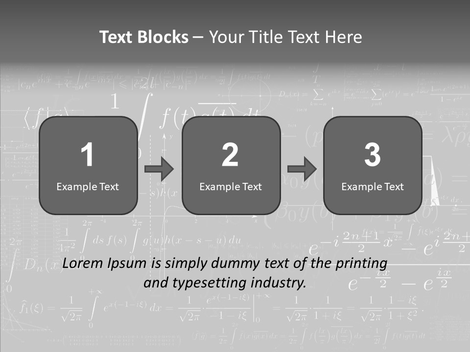 Concentration Number Mathematical PowerPoint Template