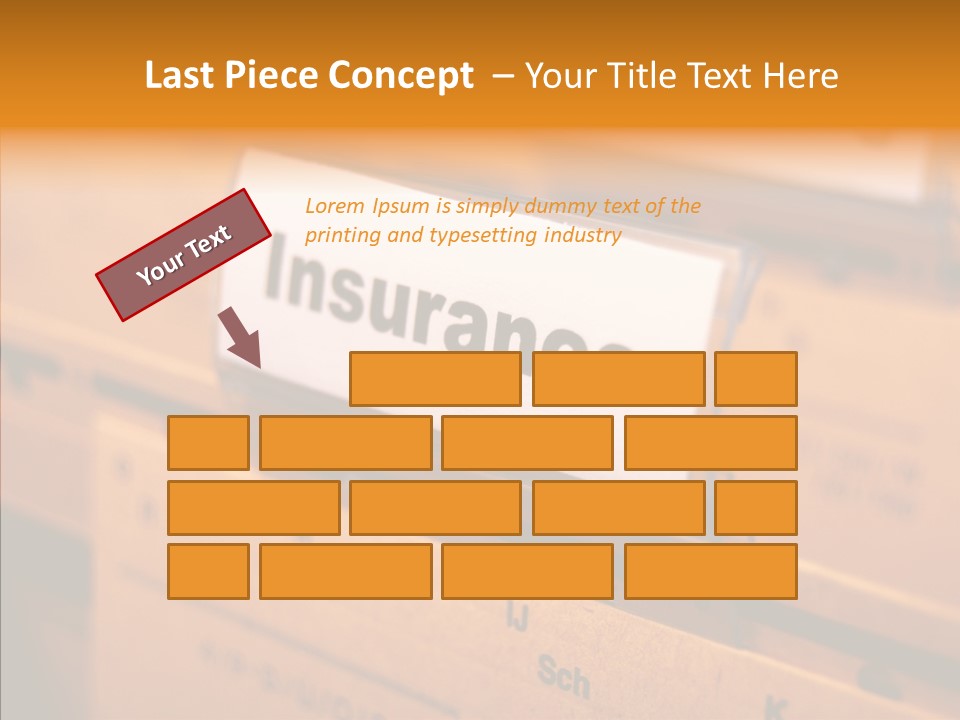 Financial Insurance Insure PowerPoint Template
