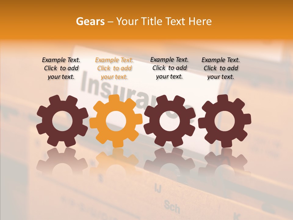 Financial Insurance Insure PowerPoint Template