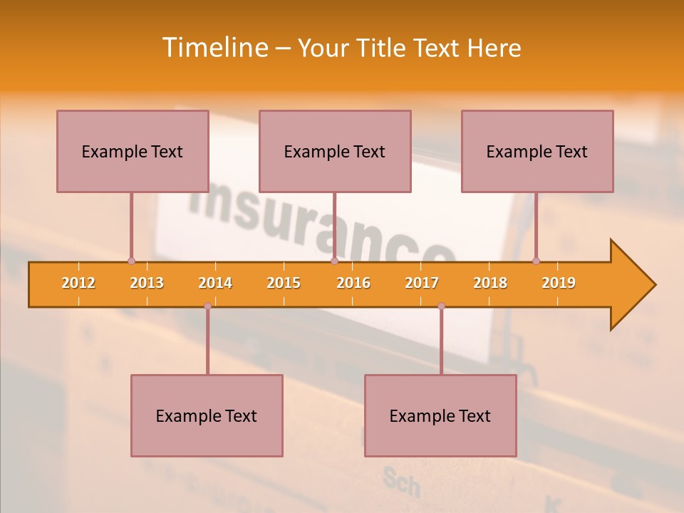 Financial Insurance Insure PowerPoint Template