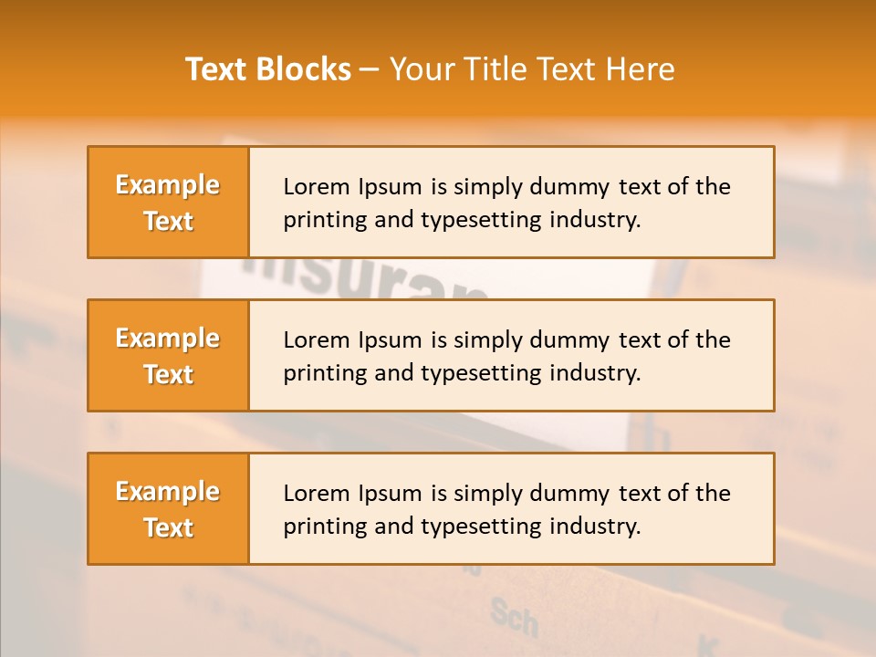Financial Insurance Insure PowerPoint Template