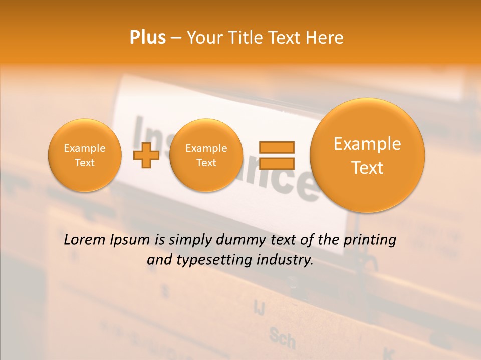 Financial Insurance Insure PowerPoint Template