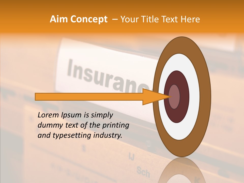 Financial Insurance Insure PowerPoint Template
