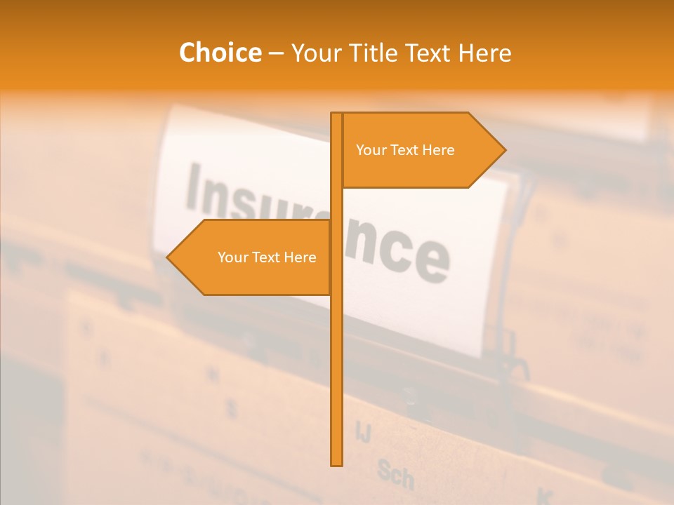 Financial Insurance Insure PowerPoint Template