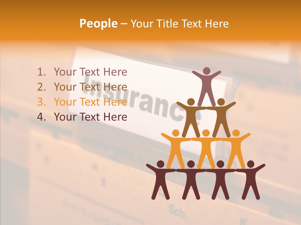 Financial Insurance Insure PowerPoint Template