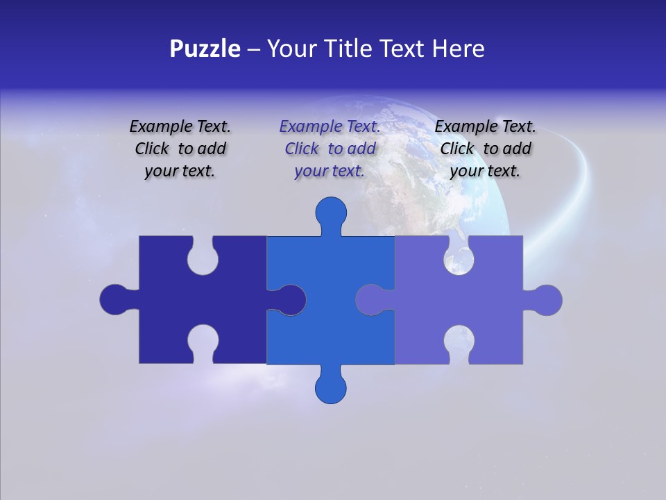 Close Conceptual Universe PowerPoint Template