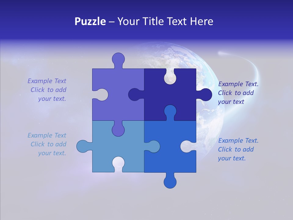 Close Conceptual Universe PowerPoint Template