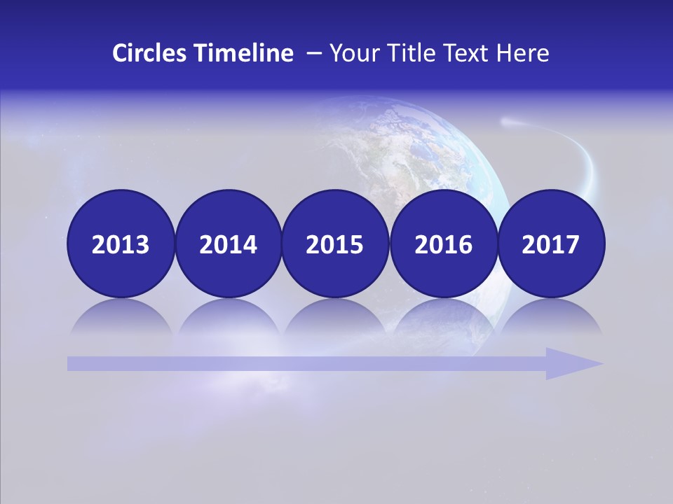 Close Conceptual Universe PowerPoint Template