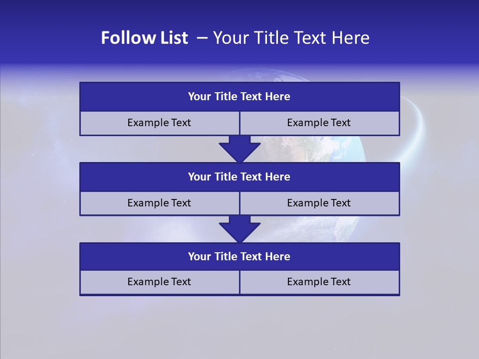 Close Conceptual Universe PowerPoint Template