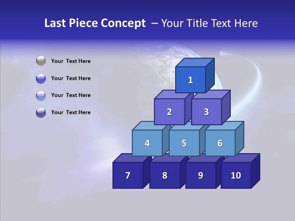 Close Conceptual Universe PowerPoint Template