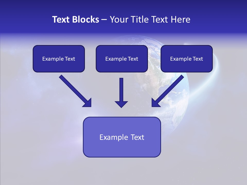 Close Conceptual Universe PowerPoint Template