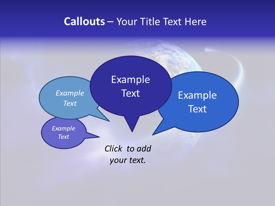 Close Conceptual Universe PowerPoint Template