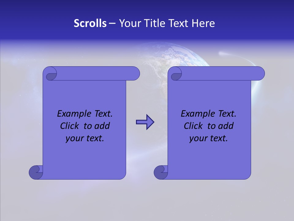Close Conceptual Universe PowerPoint Template
