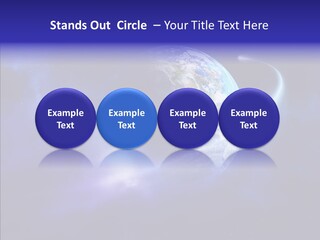 Close Conceptual Universe PowerPoint Template