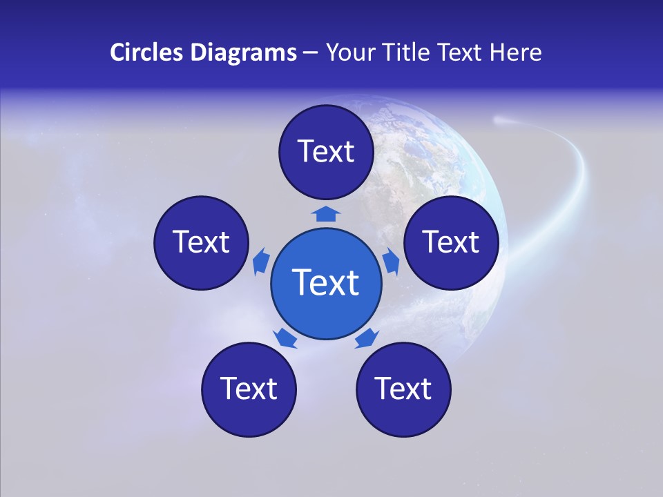 Close Conceptual Universe PowerPoint Template