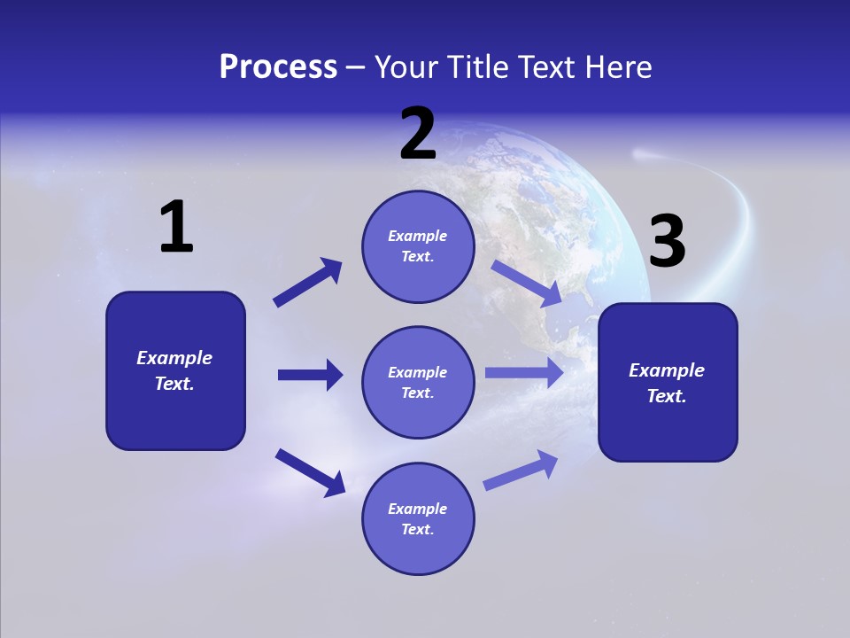 Close Conceptual Universe PowerPoint Template