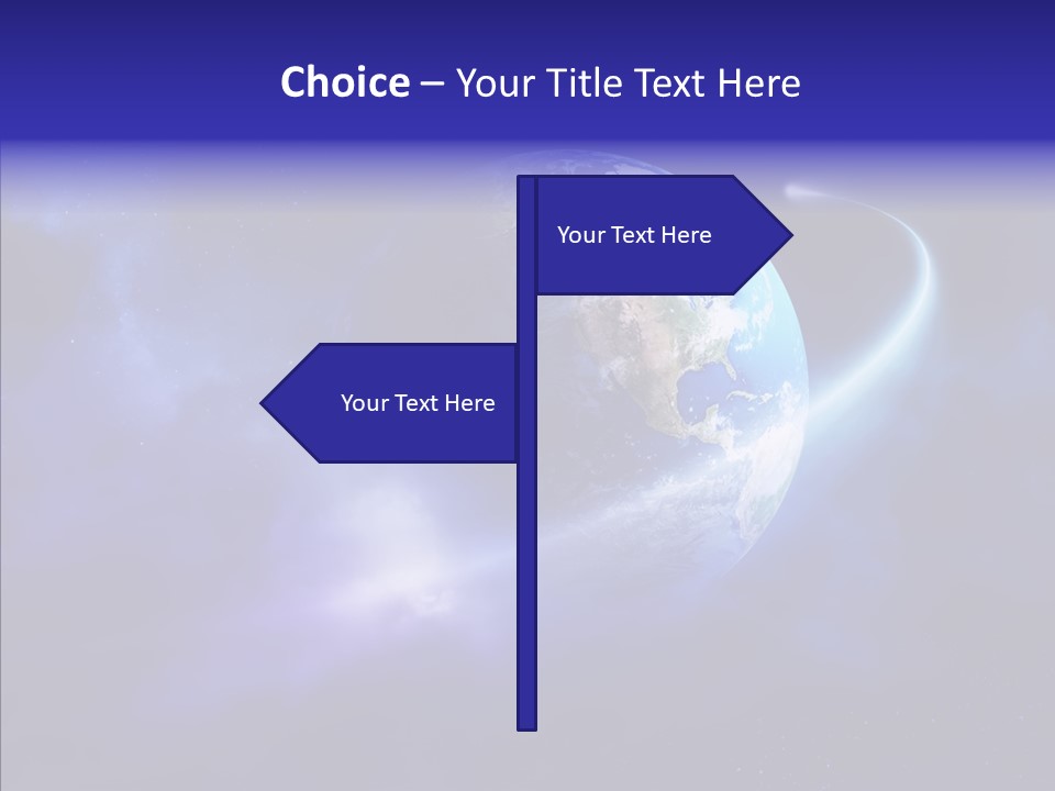Close Conceptual Universe PowerPoint Template