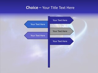 Close Conceptual Universe PowerPoint Template