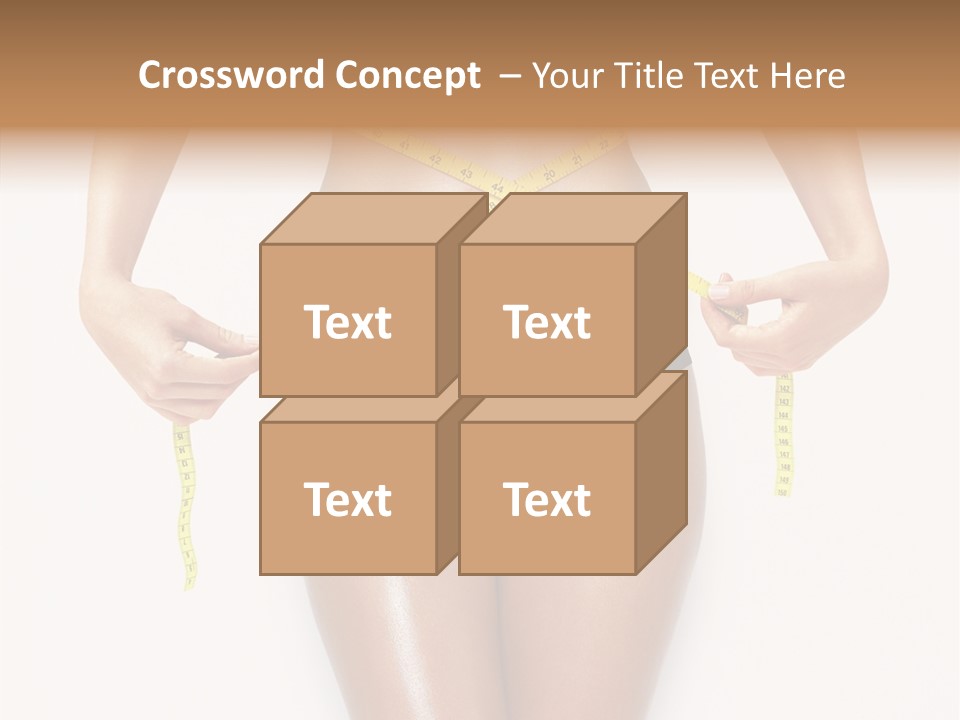 Calories Weightloss Belly PowerPoint Template