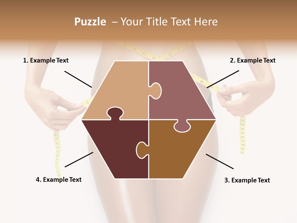 Calories Weightloss Belly PowerPoint Template