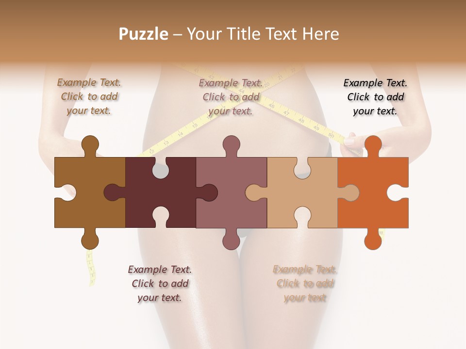 Calories Weightloss Belly PowerPoint Template