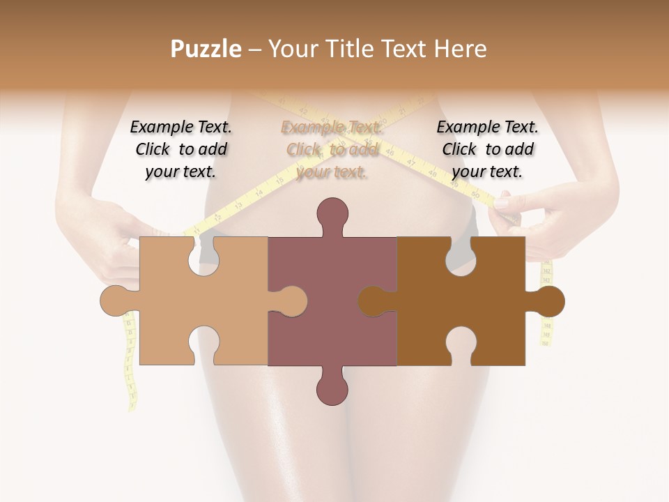 Calories Weightloss Belly PowerPoint Template