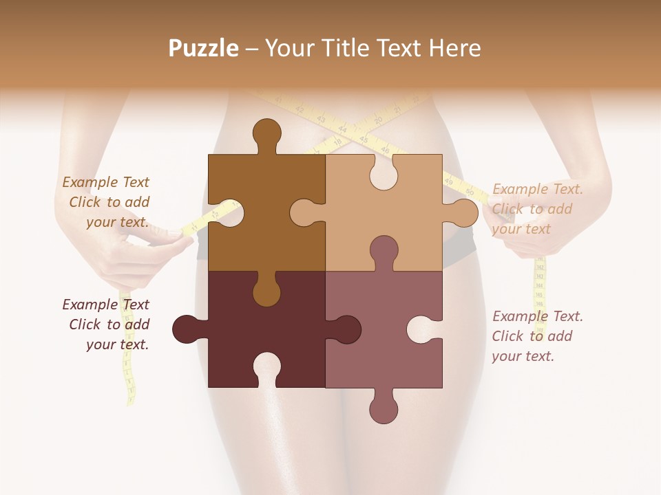 Calories Weightloss Belly PowerPoint Template