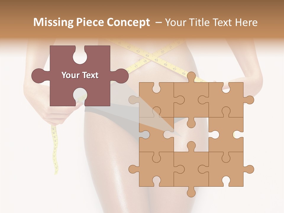 Calories Weightloss Belly PowerPoint Template