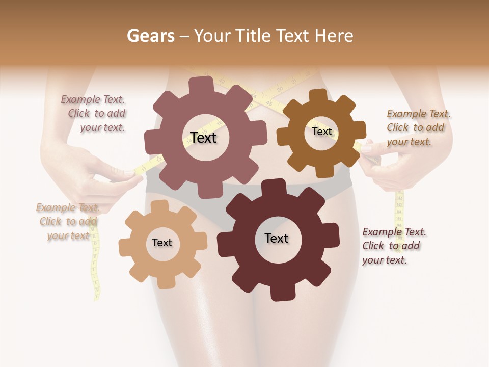 Calories Weightloss Belly PowerPoint Template