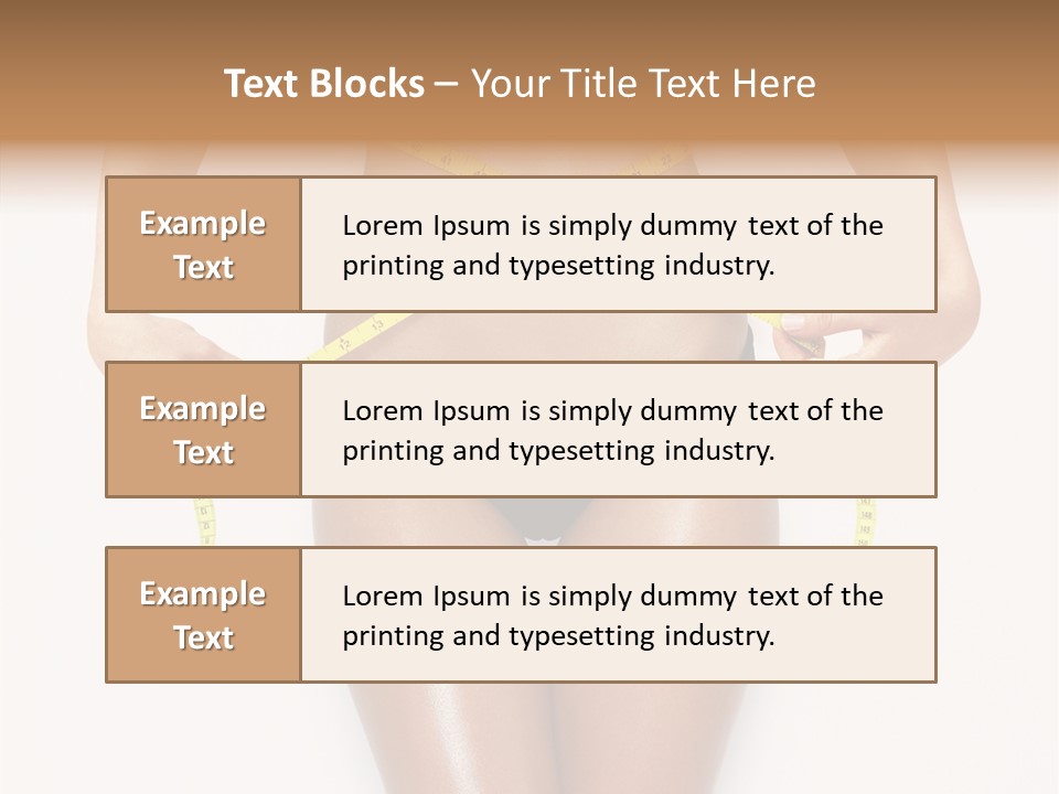 Calories Weightloss Belly PowerPoint Template