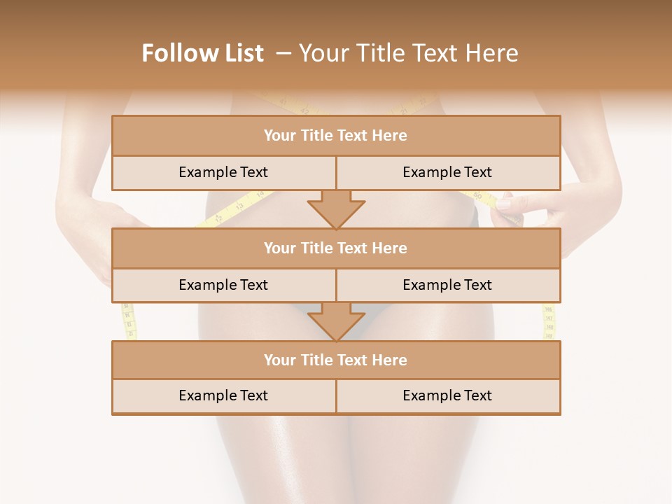 Calories Weightloss Belly PowerPoint Template