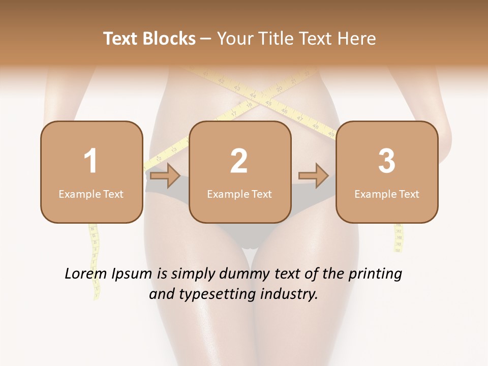 Calories Weightloss Belly PowerPoint Template