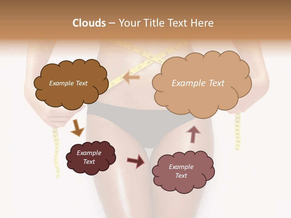 Calories Weightloss Belly PowerPoint Template