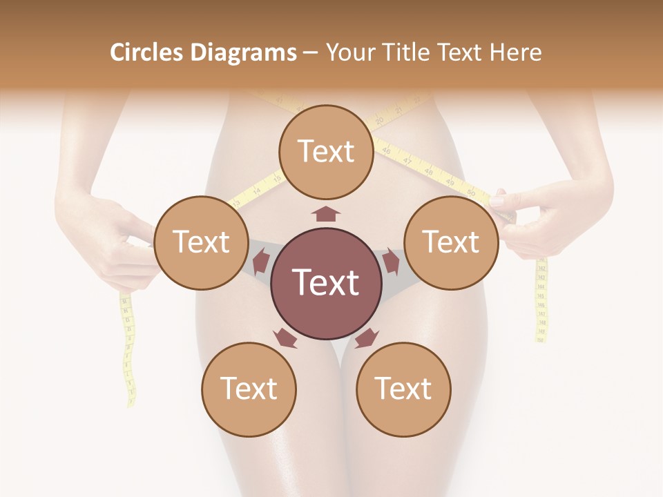 Calories Weightloss Belly PowerPoint Template