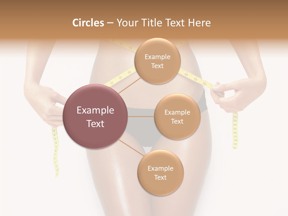 Calories Weightloss Belly PowerPoint Template