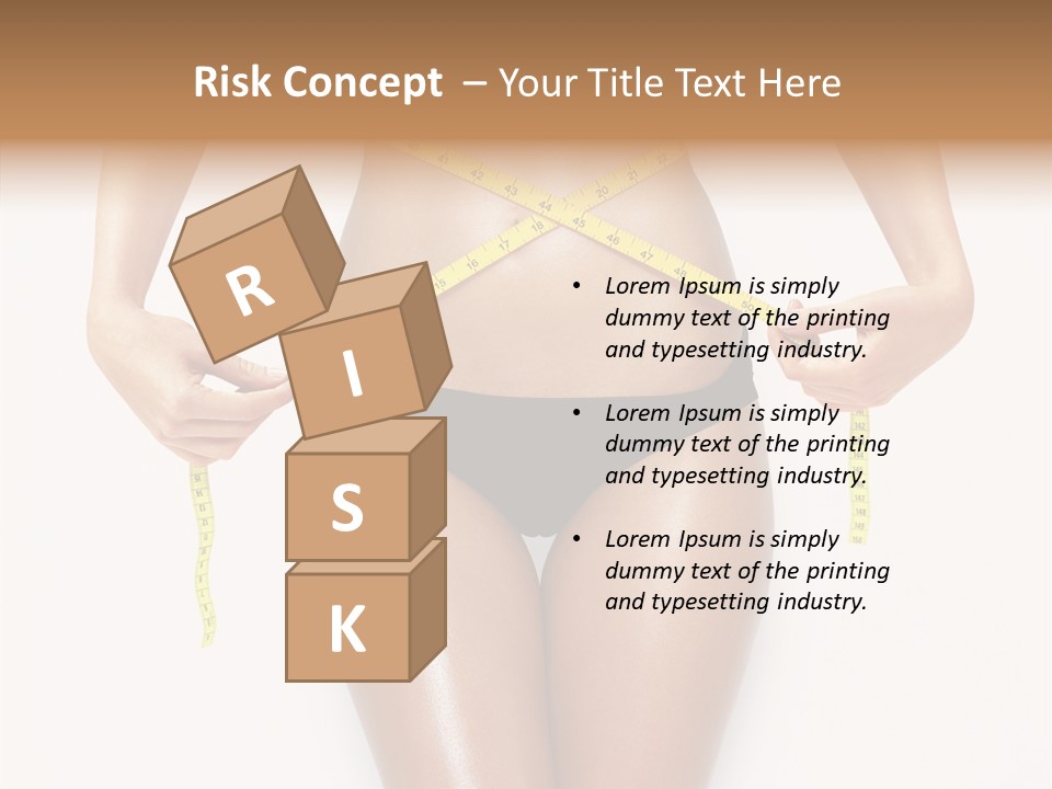 Calories Weightloss Belly PowerPoint Template