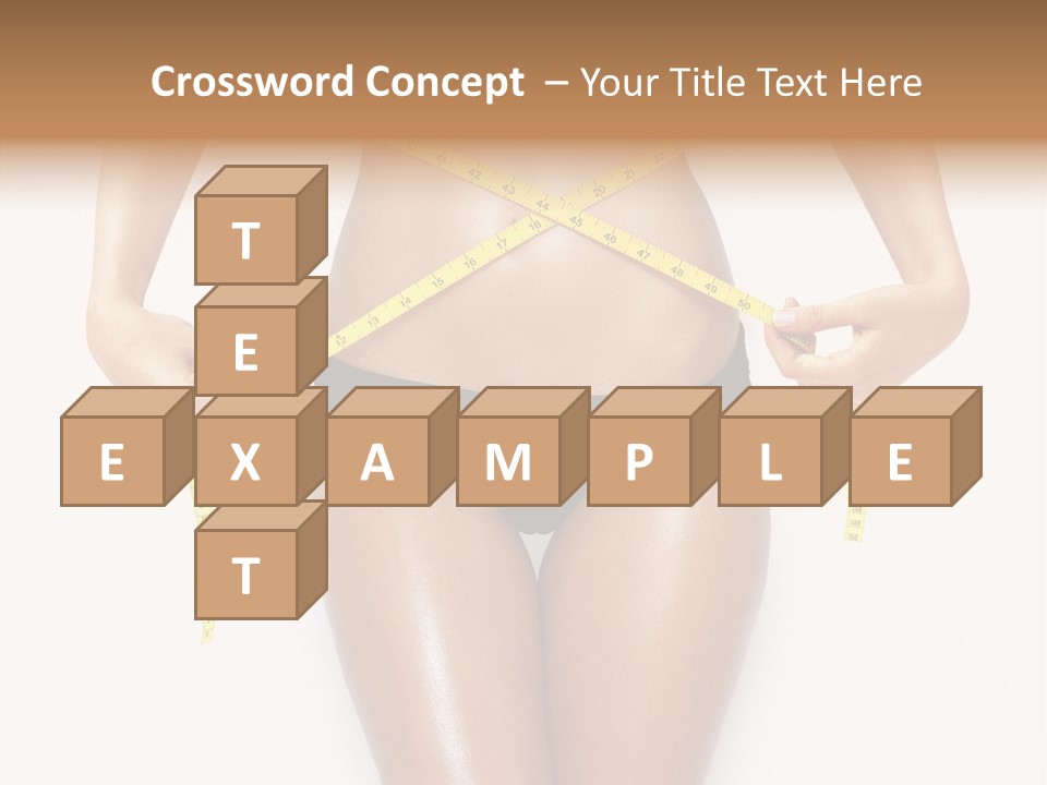 Calories Weightloss Belly PowerPoint Template