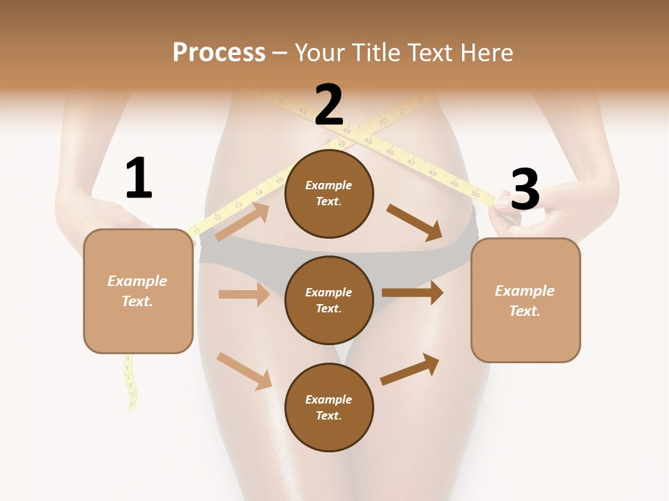 Calories Weightloss Belly PowerPoint Template