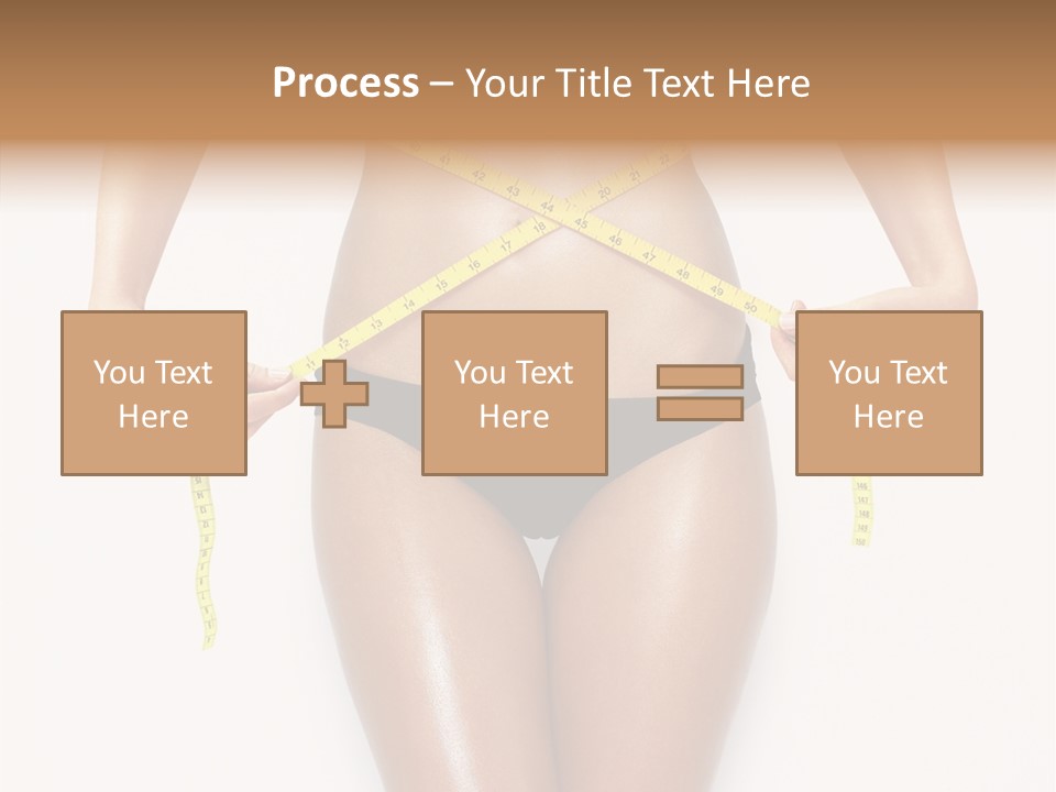 Calories Weightloss Belly PowerPoint Template