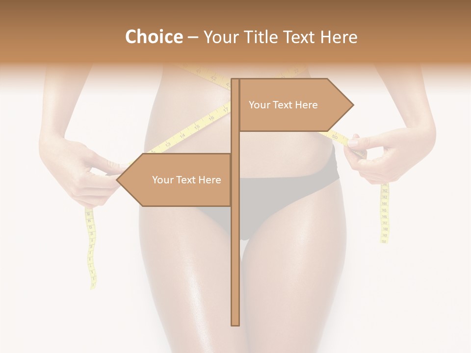 Calories Weightloss Belly PowerPoint Template