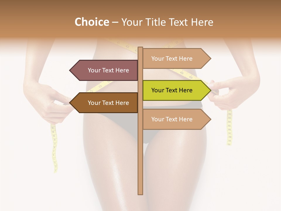 Calories Weightloss Belly PowerPoint Template