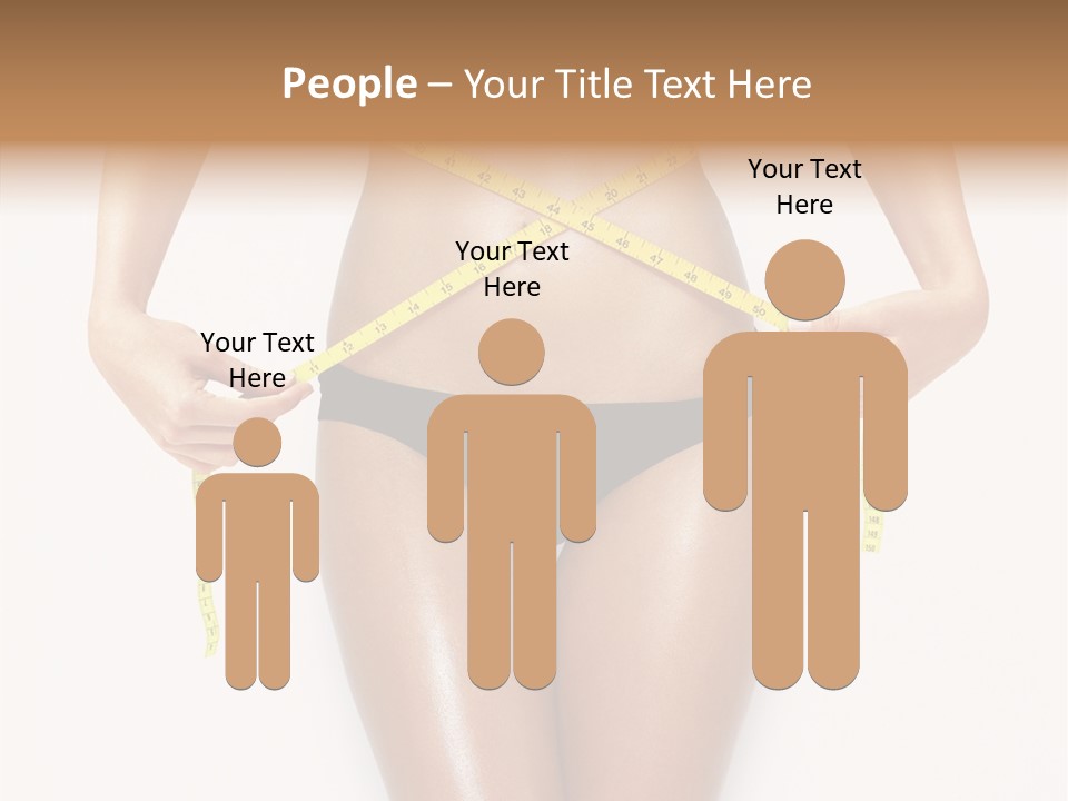 Calories Weightloss Belly PowerPoint Template